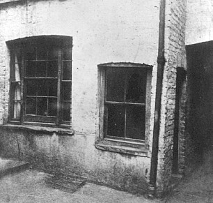 Mary Jane Kelly's room in Miller's Court, picture taken the morning after her death