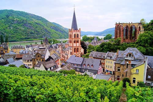 Historical places to visit in Germany: Bacharach