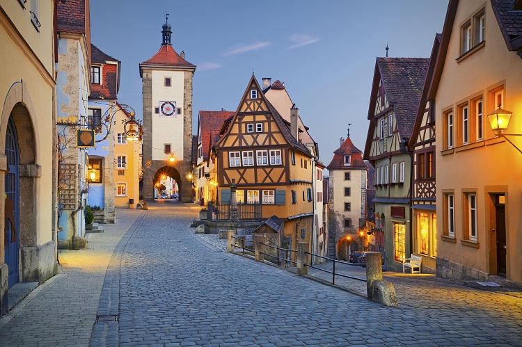 Historical places to visit in Germany: Rothenburg ob der Tauber